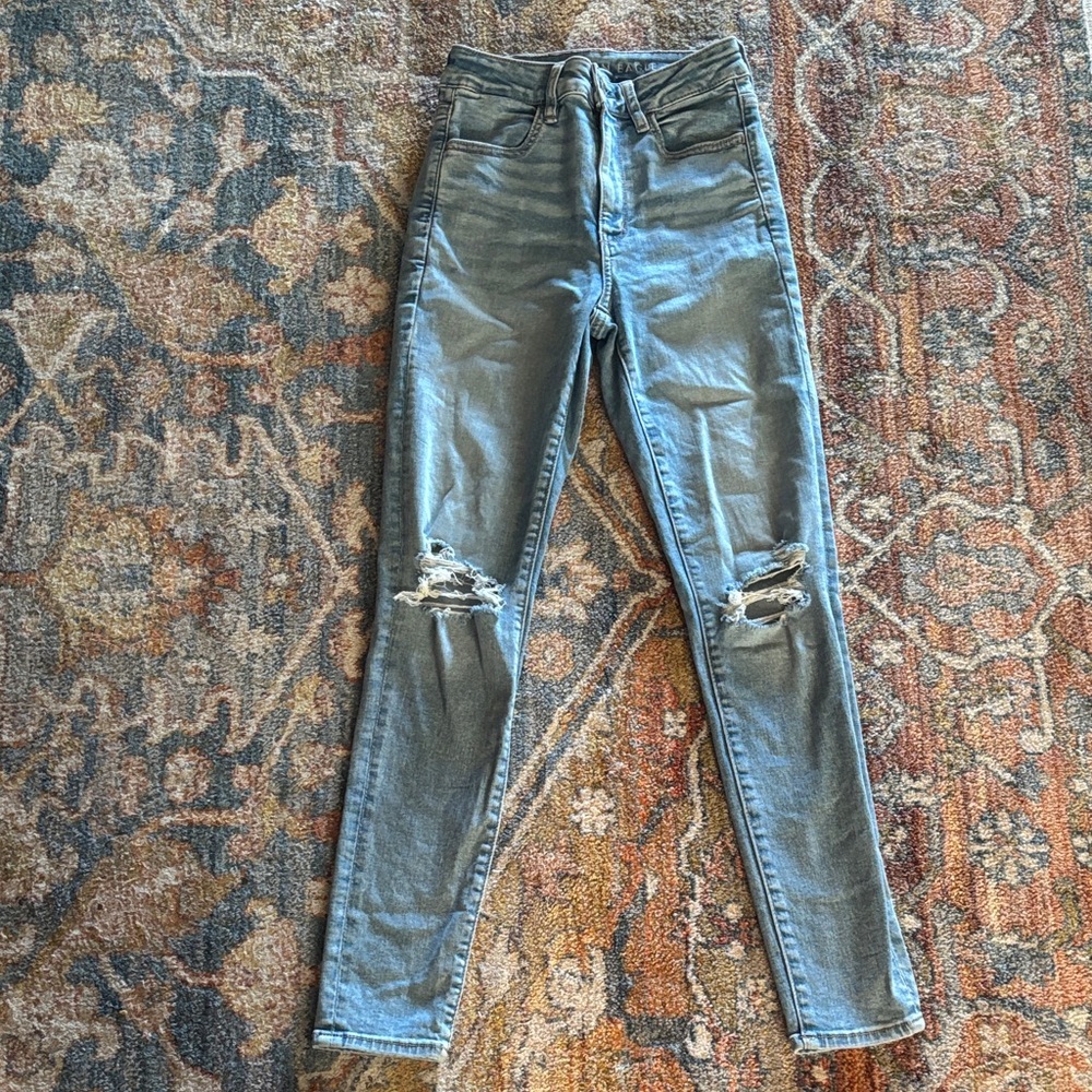 American Eagle super high rise jegging